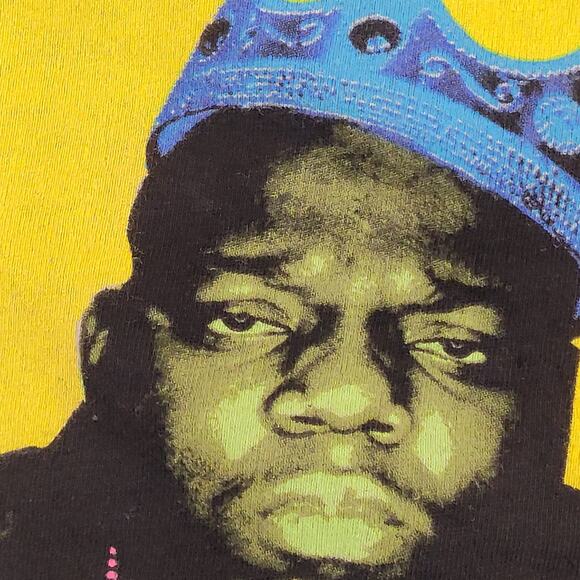 Notorious B.I.G Shirt Womens 2XL 25x25 Boxy Rapper - Picture 9 of 12